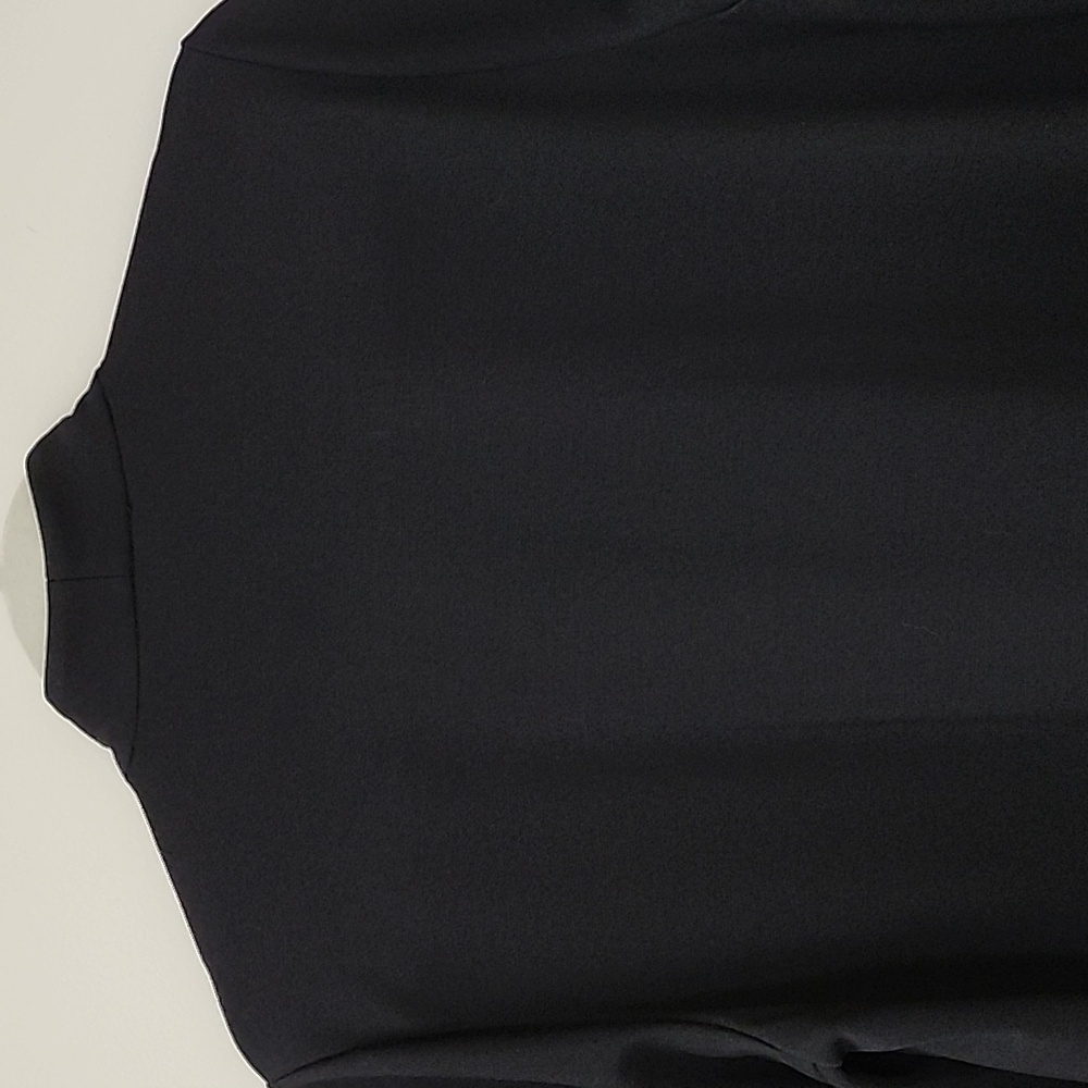 Eileen Fisher preppy Black Drape Open Blazer Office Siren size Small - Picture 14 of 17